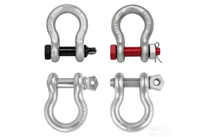 Wholesale US Type Bow Shackle G209 G210 G2130 Hot Dip Galvanized/Carbon Steel Bow Shackle Lifting Screw Pin Anchor Shackle
