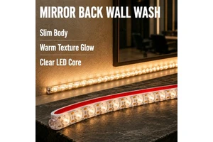 OEM ODM 16W/M Slim Flat Flexible Wall Washer Strip Custom Length Brick Wine Cellar Contour Strip Light Epistar Remote Control