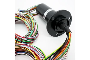 High Performance Mini Slip Ring 36 Circuits 2A 28mm OD Brush Contact Capsule Compact Rotary Connector for Small Motors