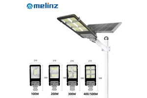 High Powered Road Streetlight Waterproof IP65 Outdoor Lamp 100W 200W 300W 400W 500W LED Solar Street Lights