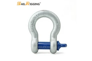 Heavy Duty Shackles G209 Screw Pin Hot Dip Galvanized Bow 3/4 D Ring 4.75t Anchor Shackle Grilletes