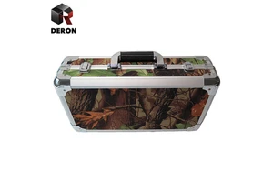 Customizable Multifunctional Portable Tool Storage Box with Tree-Design Aluminum Frame Durable Foam & Padlock ODM Support