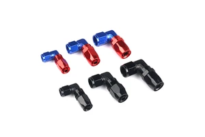 High Performance Anodized Aluminum Cast Rotary Hexagon Head Hose End Adapter AN4 6 8 10 12 Connector