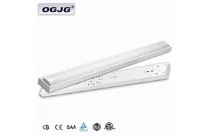 Corridor Stairwell LED Wrap ETL Indoor Lighting Wraparound 4ft 40W 4200LM Dimmable Motion Sensor Linear Tube Lights