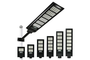 Outdoor Waterproof Solar LED Street Light Super Bright with Long Lifespan Multiple Sizes Simple Install Road Street Lamp
