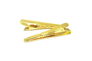 China Direct Sales From Popular New Product Manufacturers 54*5mm Tie Buckle Gold Tie Jacket Tie Clip