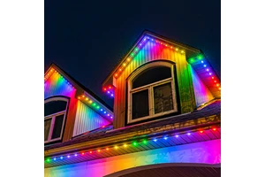 Gemstone Led Rgb Light Strip Permanent Outdoor Led Christmas Lights Point Light Led