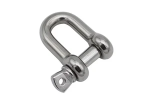 Factory Direct Supply Heavy Duty DIN 82101 Stainless Steel 304 Straight D-Type Ring Shackle for Mining Application