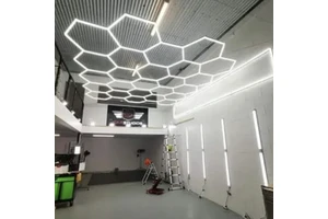 Hot Selling Lights Car Shop Garage Light 6500K Honeycomb Led Light Garage Hexagon Led Lamps