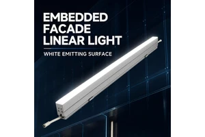 DMX512 RGBW LED Linear Bar Thick Acrylic Diffuser 14W IP65 120 Beam Architectural Contour Lighting Hotel Mall Facade Project