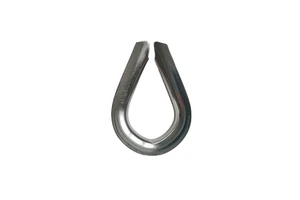 Factory 3/8 US G414 Heavy Duty Wire Rope AISI304/316 Stainless Steel Thimble