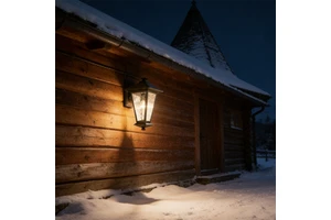Creative Outdoor LED Square Wall Light with E26 Base IP44 Waterproof Aluminum Construction for Compact Exterior Spaces