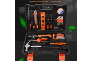 Professional High Carbon Steel Household Tool Set All-in-one Electrician Hardware Kit for Home Car Repair Portable Toolbox Set