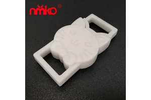 10mm DIY Cat Accessories Adjustable Cat-Shaped Colorful Plastic Quick Release Buckles Made Durable POM Material for Pet Cats