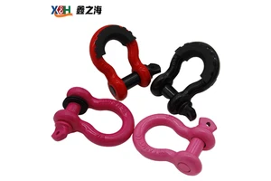 Wholesale Prices Stainless Steel 304 Bow Shackle Screw Pin Heavy Duty Anchor Shackle Large Bow Shackles
