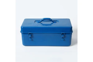 Iron Tool Box, Metal Portable Multi Purpose Toolbox, Sturdy Storage Box With Lock, Storage Container