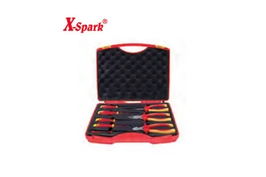 X-SPARK VDE 1000V Insulated Hand Tools Kit Hard Case OEM Customizable Chrome Vanadium Steel 3-Year Warranty 24PCS Electrical Set