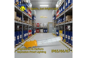 LED Explosion-proof Strip Tube Linear Lighting Fixture IP55 ATEX Three-proof Dimmable Platform Lamp