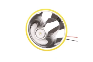 LED Light Cup Aluminum Alloy Reflector Cup Large Flashlight Lamp Bowl Spotlight/Headlight, Long-Range Focus Type 3.7V / 4.2V
