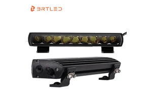 BRTLED New 12V Ultra Slim 10-30" Spot/Flood Combo Fog Light Bar For SUV/4X4/Off-Road/ATV/Truck-IP68 Waterproof 45W