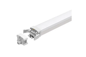 IP65 Waterproof LED Fitting 1-10v Dimming Lamp Lighting Fixture Emergency 40W 60W Tool Free Led Vapor Tri Proof Tight Light