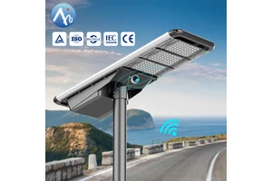 Anern Outdoor Ip66 120w 150w All in One Solar Street Light with Pole