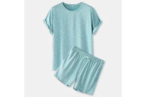 Low MOQ High Quality 2 Piece Men Summer Set Best Selling Comfortable Short Sleeve T-Shirt and Short Men's Set Outwear