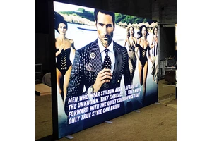 Custom Printed Portable LED Lightbox Backlit Exhibition Stand