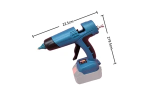 80W Electric Rechargeable Cheap Power Tool Lithium Cordless Digital Display Temperature Adjustable Hot Melt Glue Gun