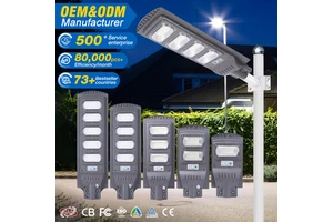 Zenlea Outdoor Road Lighting Ip66 Waterproof StreetLight 30W 60W 90W 120W 150W Integrated All in One Led Solar Street Light