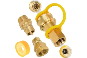360 Rotary Joint Quick Connect Disconnect Accessory, Suitable for Commercial Kitchen Gas Hoses