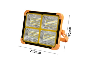 Super Bright IP66 LED Solar Flood Light for Outdoor Landscape Car Camping Tent Lighting-Long Endurance Solar Flood Lights
