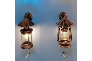 American Retro Loft Bar Cafe Bedside Bedroom Water Proof Wall Lamp Restaurant Aisle Stair Aisle Corridor Industrial Glass Lamp