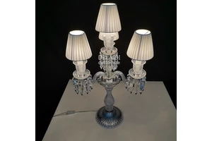 3+1 Lights Crystal Table Lamp Luxury Villa Living Room Lamps Decoration Crystal Table Lights