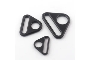 Various Size Black Handbag Triangle Buckle,Metal Alloy Buckle for Bag Parts