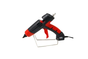 Electric 300W/400W Adjustable Temperature Hot Melt Glue Gun with Copper Nozzle, 11mm Sticks and Digital Display