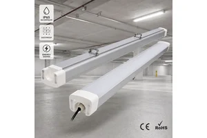 40W Led Tri Proof Light Ip65 Waterproof Linear Fixture for Warehouse Garage Parking Lot Indoor Industrial Use Project