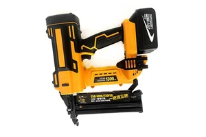 3 in 1 Cordless Nail Gun Brushless 20V Multi-Function 1.5 Per Second 1300mAh 2.0AH 45min Charge 3.15kg Lightweight Straight New