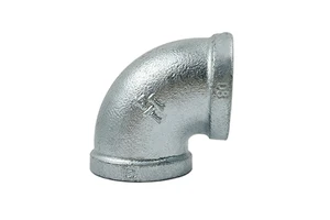 Factory Direct Sales GI Pipe Fittings Hot Dip Galvanized BSP Elbow for Oil Water Gas