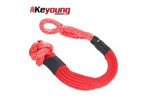 67350lbs Black Synthetic Soft Shackle Rope Factory Price Off-Road Recovery New Condition