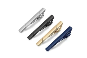 2026 China Cufflink Manufacturer SupplierB 60MM Men Colourful Prevent Scratch Tie ClipSmooth and Rust Proof Tie Clip