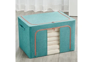 Wholesale Cheap Foldable Storage Box With Lid 600D Oxford Material Over 35L Capacity For Home & Kitchen Organization