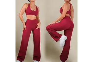 Custom Ropa Deportiva Mujer High Quality Women's Sets Plus Size Solid 3 Piece Sportswear Gym Yoga Workout Wear Sets