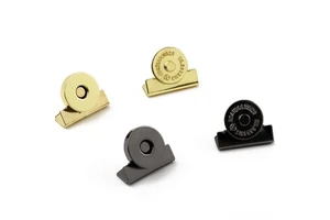 Factory Ivoduff Metal Double Side Clip Magnetic Buckle Hardware Magnet Button
