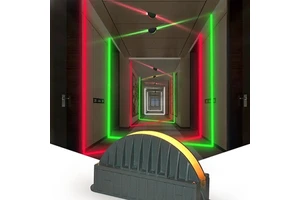 Contour Hole Red Green Yellow 180 Degree Narrow Beam Angle Staircase Light 12W LED Window Door Frame Spotlight
