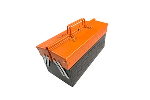 Metal Tool Box High Quality and Affordable Mini Folding Waterproof Metal Storage Toolbox with Lock Hand Tool Box