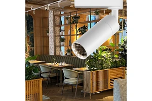 Zoomable 10W LED Aluminum Track Light with Anti-Glare Adjustable Dimming & Zoom High CRI 97 for Museum Hotel & Commercial Use