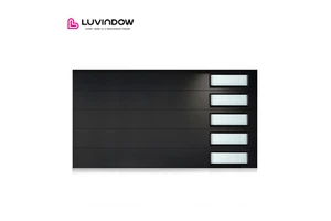 High Quality Modern Light Luxury Garage Door Sectional Aluminum Alloy For Villas
