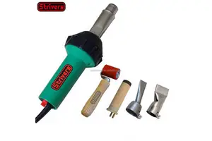 Professional 1600W Hot Air Torch Heated Gun Plastic Welder Kits For PVC Vinyl Flooring Handheld Blast Banner Pistol Welding Tool