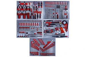 Garage Workshop Professional Drawer Cabinet 352pcs Portable Tool Professional Home Auto Repair CRV Tool Set ODM Steel Tool Kit